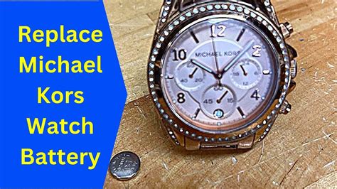 mk-6368 michael kors battery replacement|Michael Kors watch battery diagram.